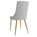 Antoine Side Chair, Set of 2, in Light Grey - Furniture Depot