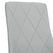 Antoine Side Chair, Set of 2, in Light Grey - Furniture Depot