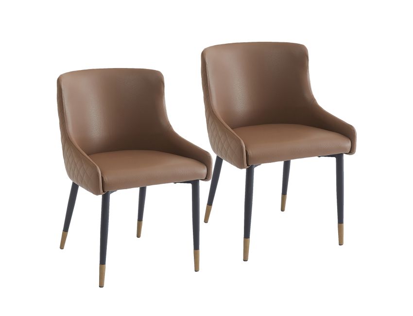 Xander Side Chair Brown