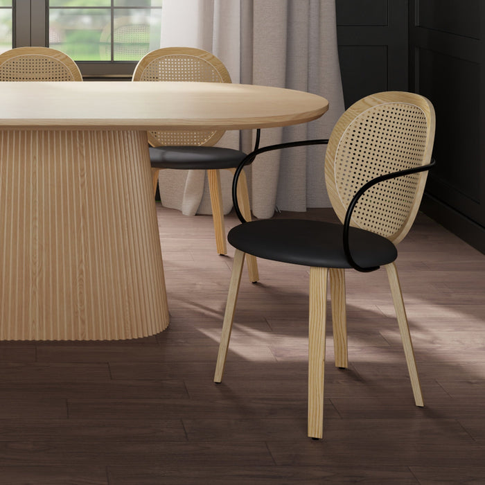 Orias Dining Chair Light Oak Set of 2