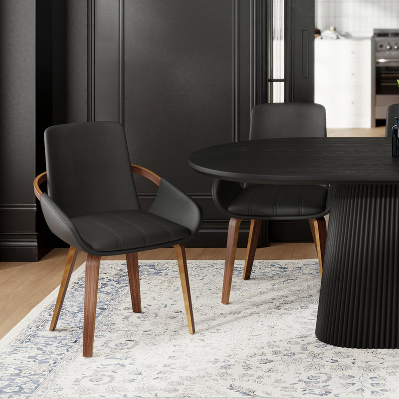 Caspian Dining Chair Black (Set of 2)