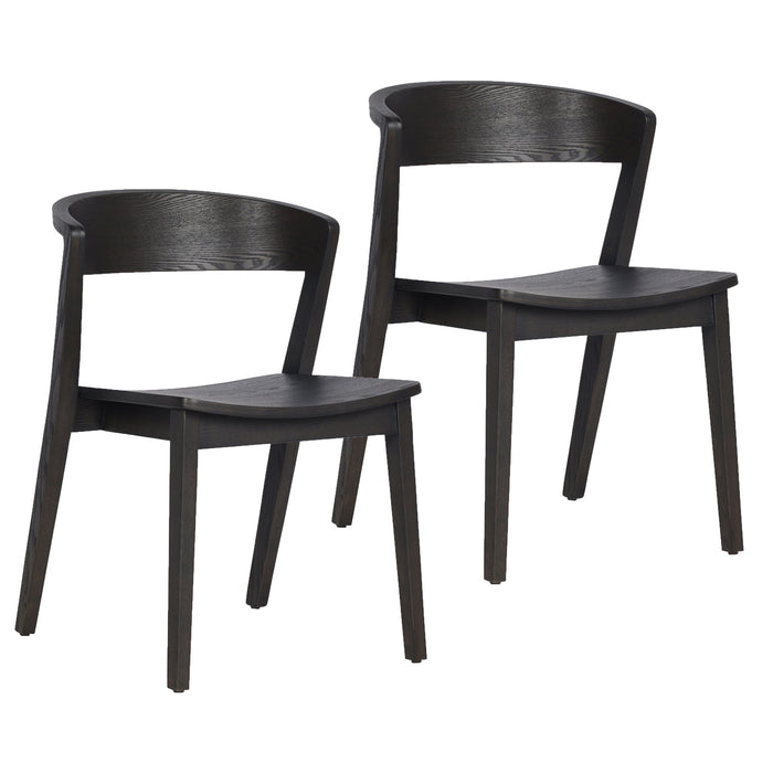 Nicco Dining Chair Mocha Set of 2