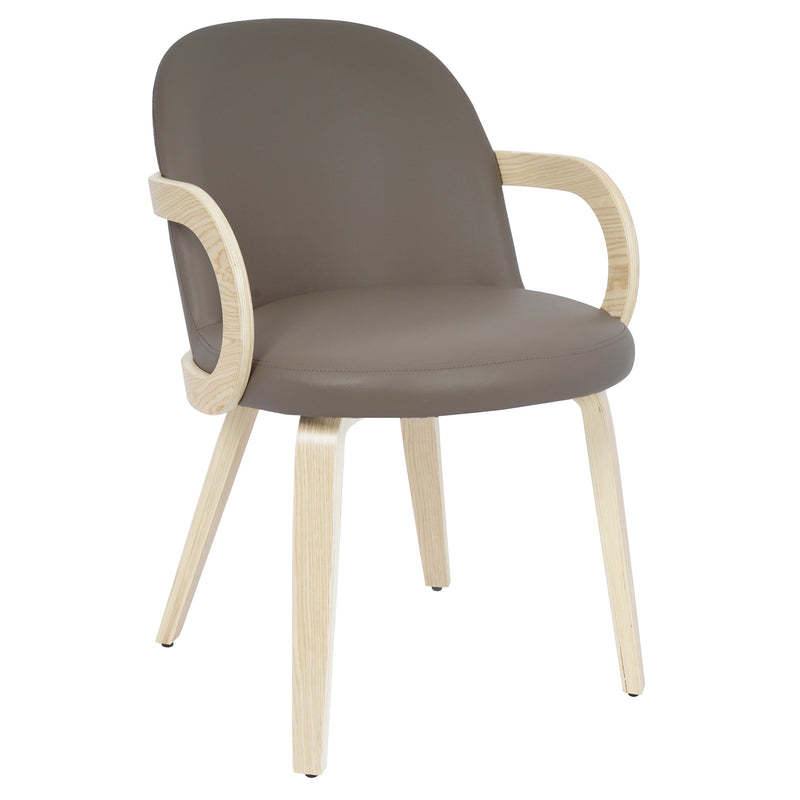 Celest Dining Chair Dark Taupe (Set of 2)