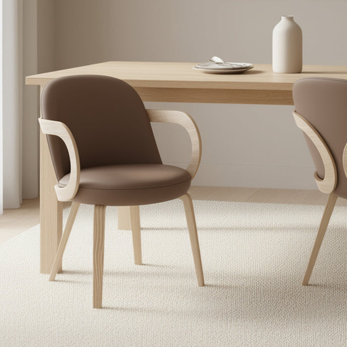 Celest Dining Chair Dark Taupe