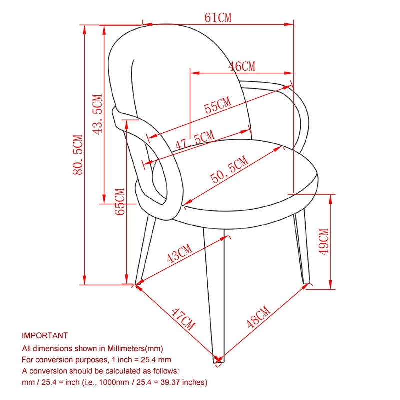 Celest Dining Chair Dark Taupe (Set of 2)