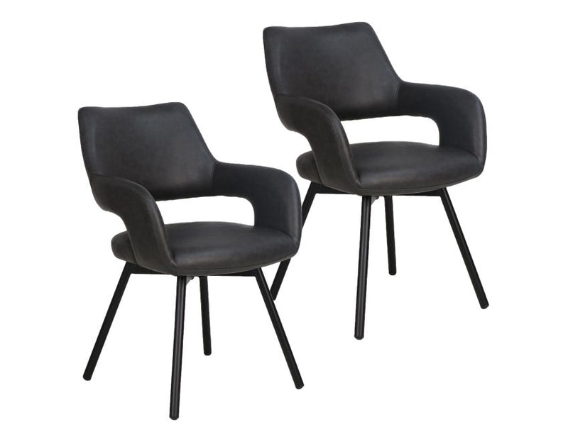Ryder Swivel Dining and Accent Chair, Set of 2