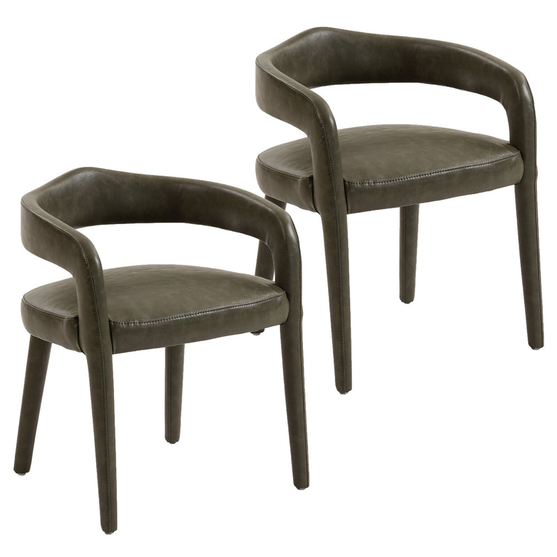 Caden Dining Chair Moss ( Set of 2)