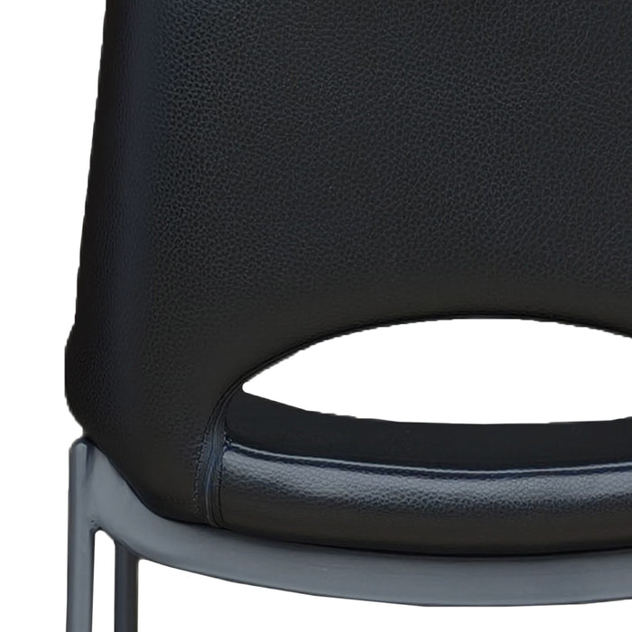 Icona 30" Bar Stool Black Black