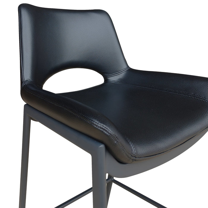 Icona 30" Bar Stool Black Black