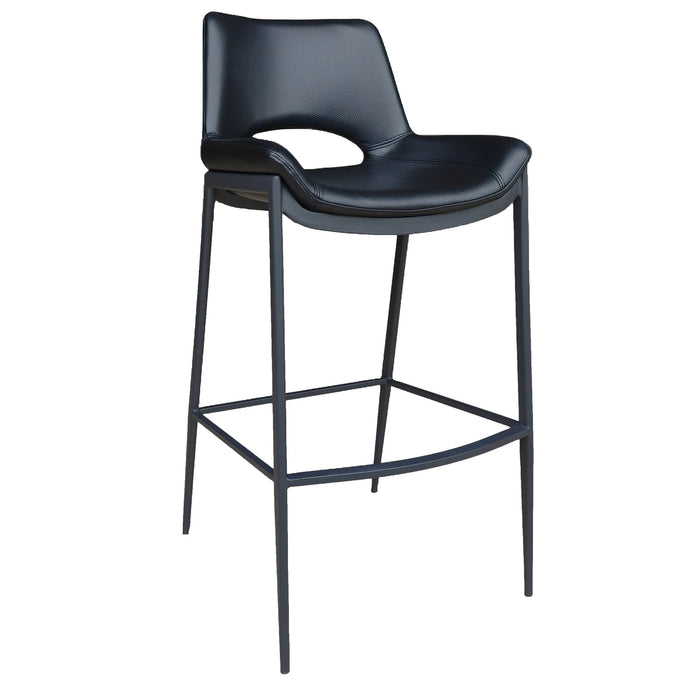 Icona 30" Bar Stool Black Black