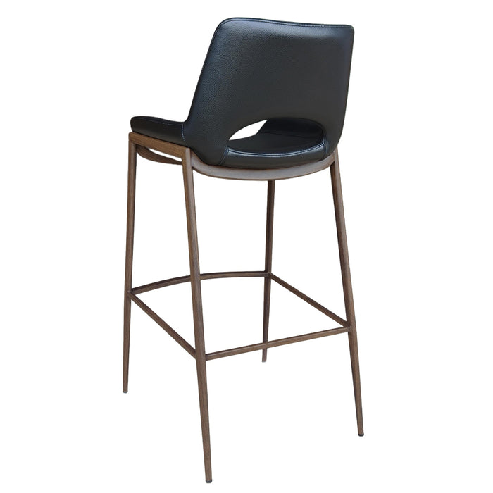 Icona 30" Bar Stool Black Walnut