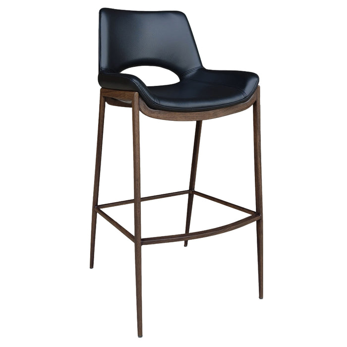 Icona 30" Bar Stool Black Walnut