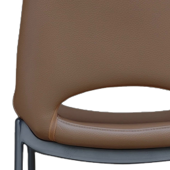 Icona 30" Bar Stool Saddle Black