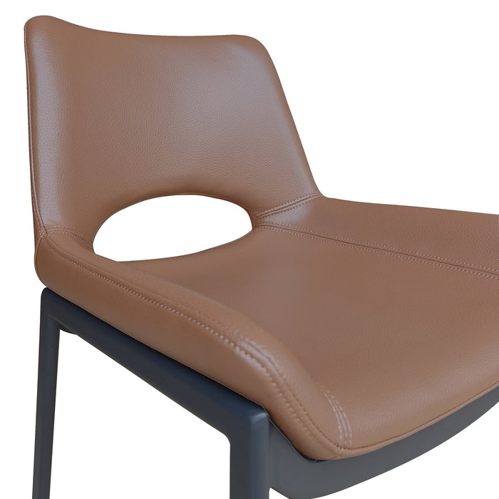 Icona 30" Bar Stool Saddle Black