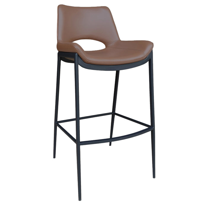 Icona 30" Bar Stool Saddle Black