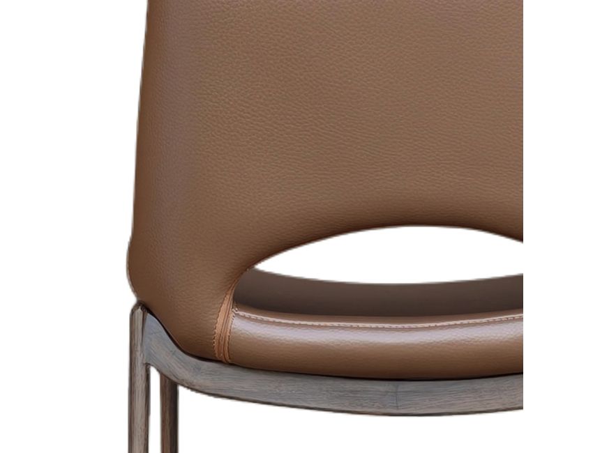 Icona 30" Bar Stool in Saddle and Walnut