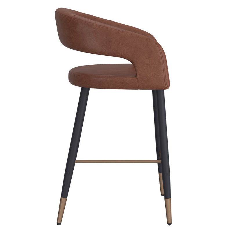 Crimson 26'' Counter stool , set of 2, in Saddle