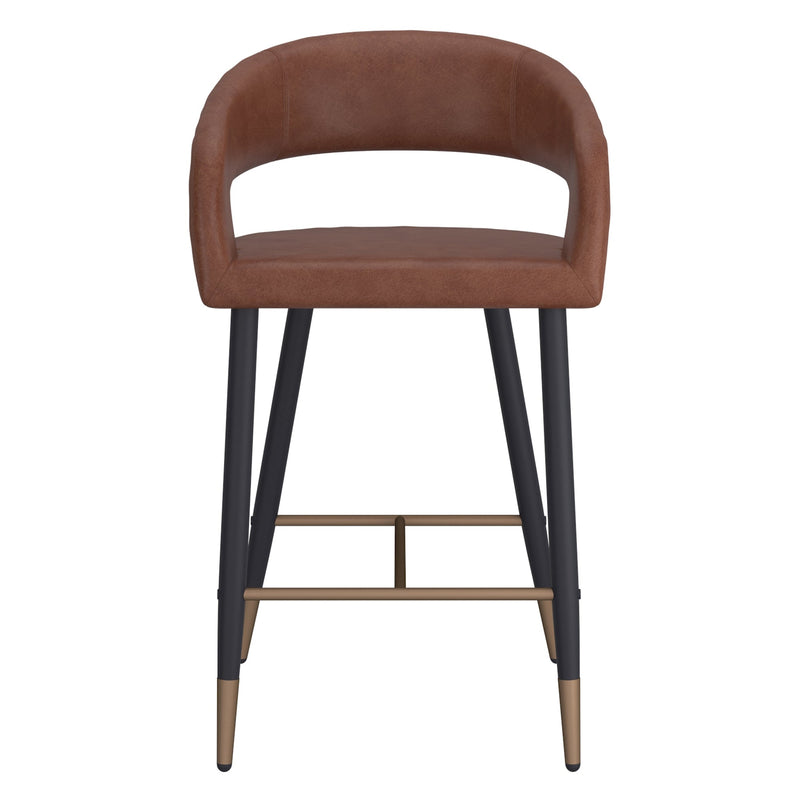 Crimson 26'' Counter stool , set of 2, in Saddle