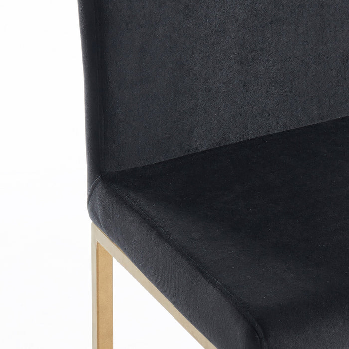 Diego 26" Counter Stool Black/Aged Gold
