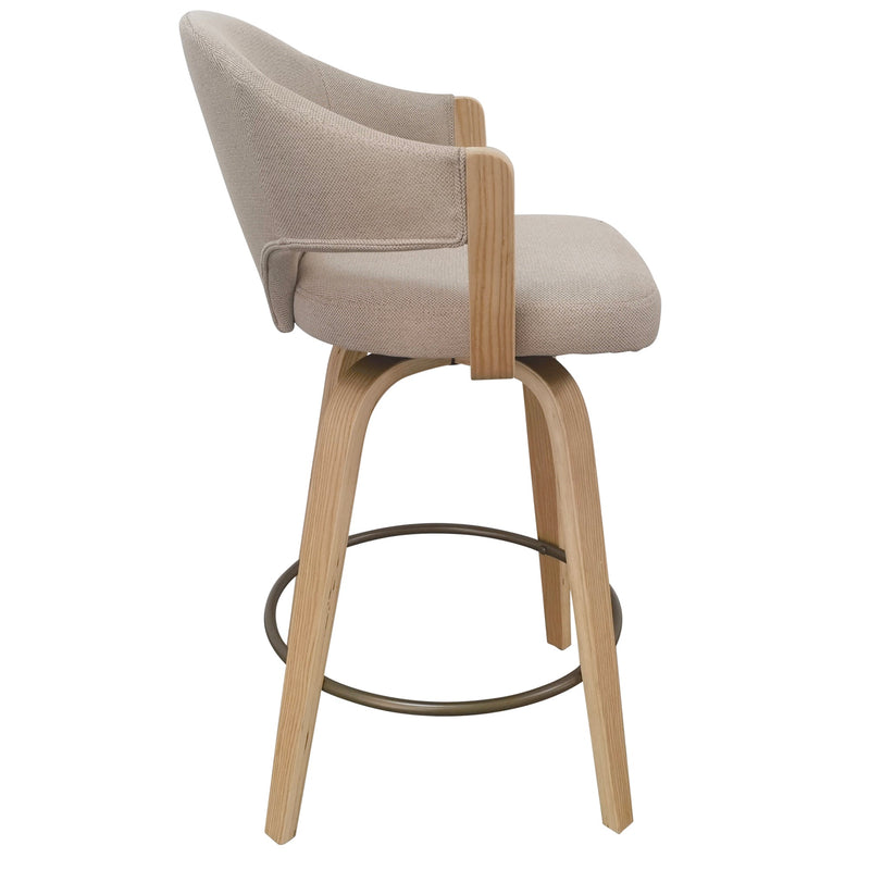 Freya 26'' Counter Stool Toffee Natural (Set of2)