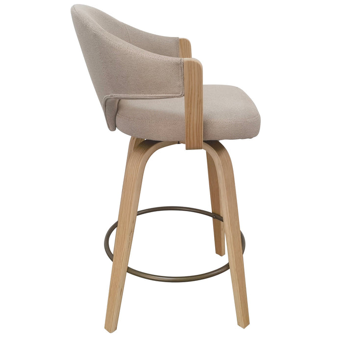 Freya 26'' Counter Stool Toffee Natural