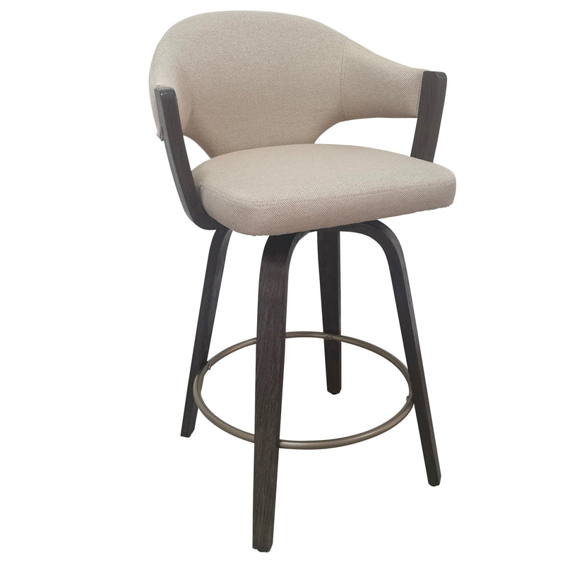 Freya 26'' Counter Stool Toffee Walnut (Set of 2)