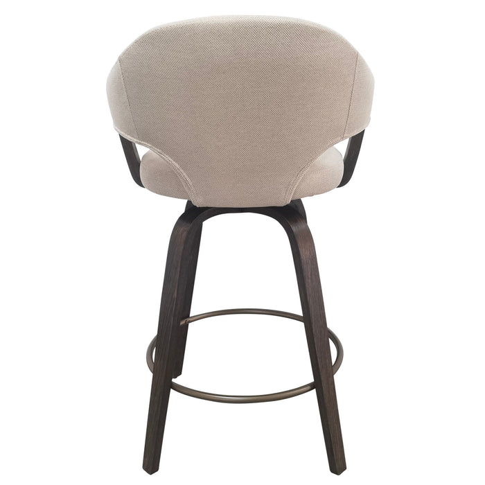 Freya 26'' Counter Stool Toffee Walnut