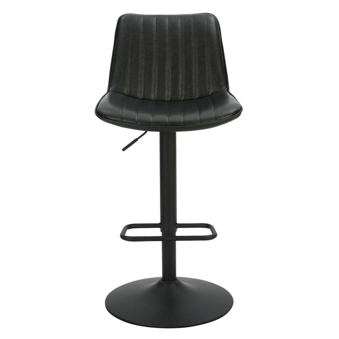 Kosi Adjustable Air-Lift Stool, set of 2, in Black