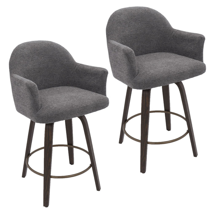 Torra Counter Stool  Collection with Swivel, Set of 2