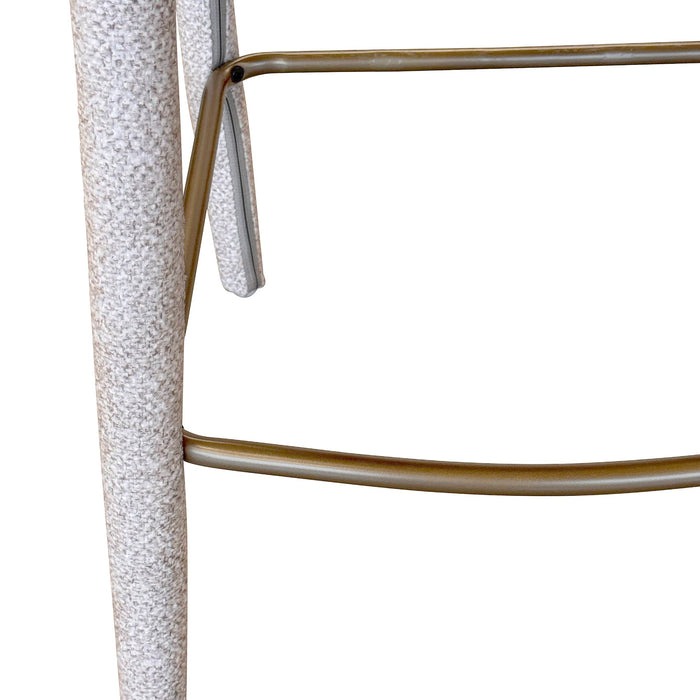Kiara 26'' Counter Stool Beige Set of 2