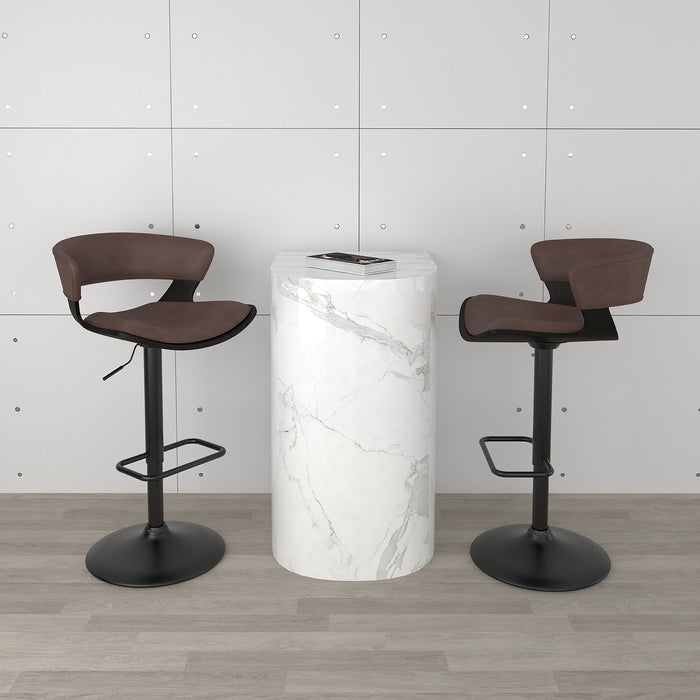 Rover Air Lift Stool Brown