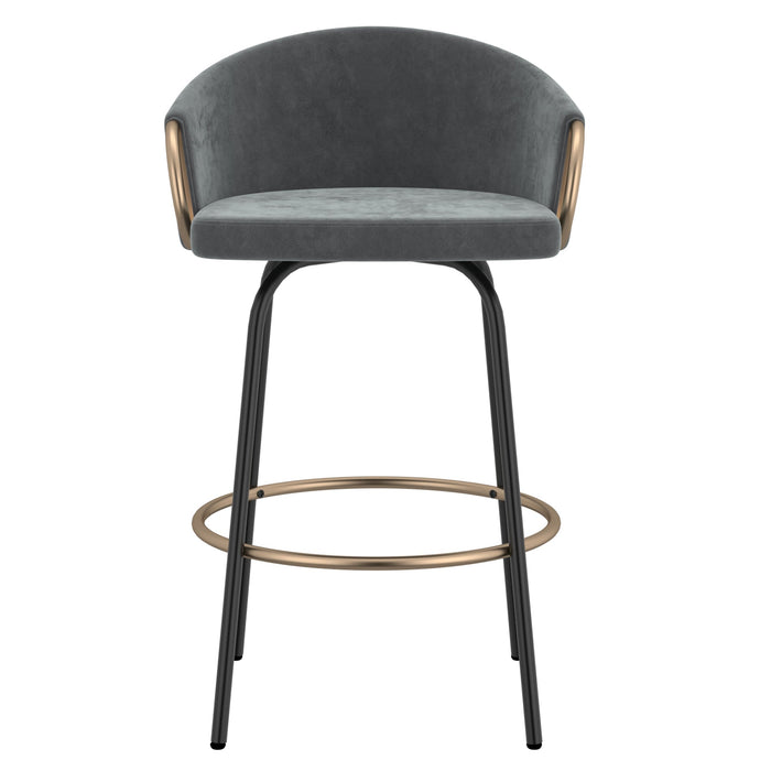 Lavo 26'' Counter Stool Grey