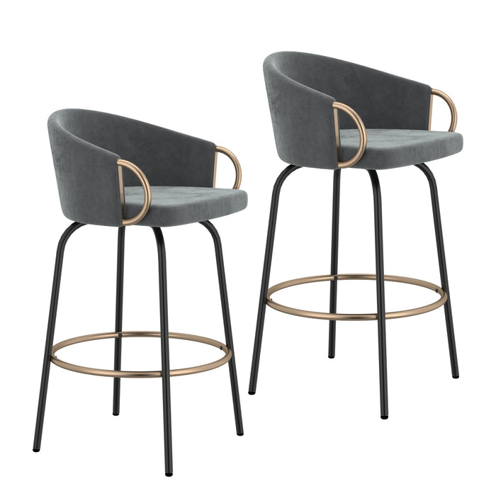 Lavo 26'' Counter Stool Grey