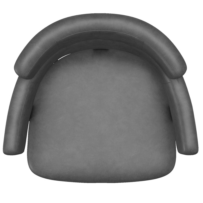Oberon 26" Counter Stool Charcoal Set 0f 2