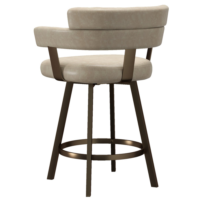 Oberon 26" Counter Stool Ivory Set of 2