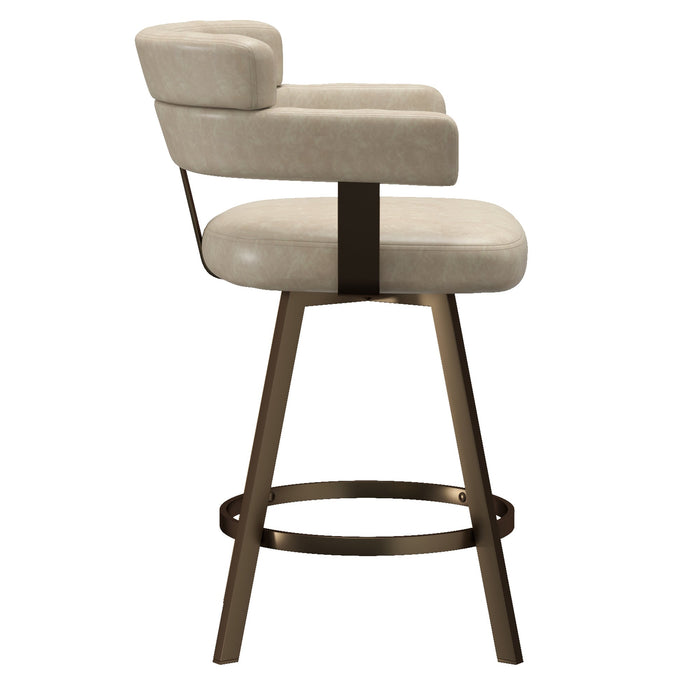 Oberon 26" Counter Stool Ivory Set of 2