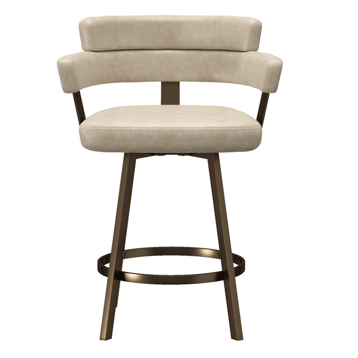 Oberon 26" Counter Stool Ivory Set of 2