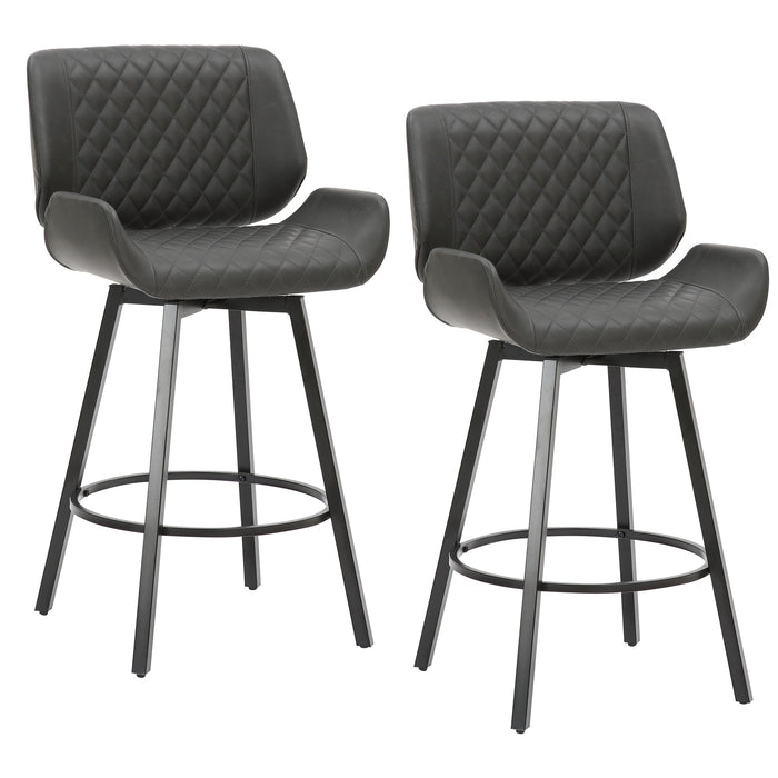 Fraser 26'' Counter Stool Pu Charcoal