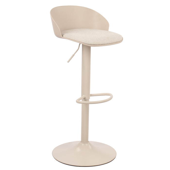 Mabel Air Lift Stool Beige Set of 2