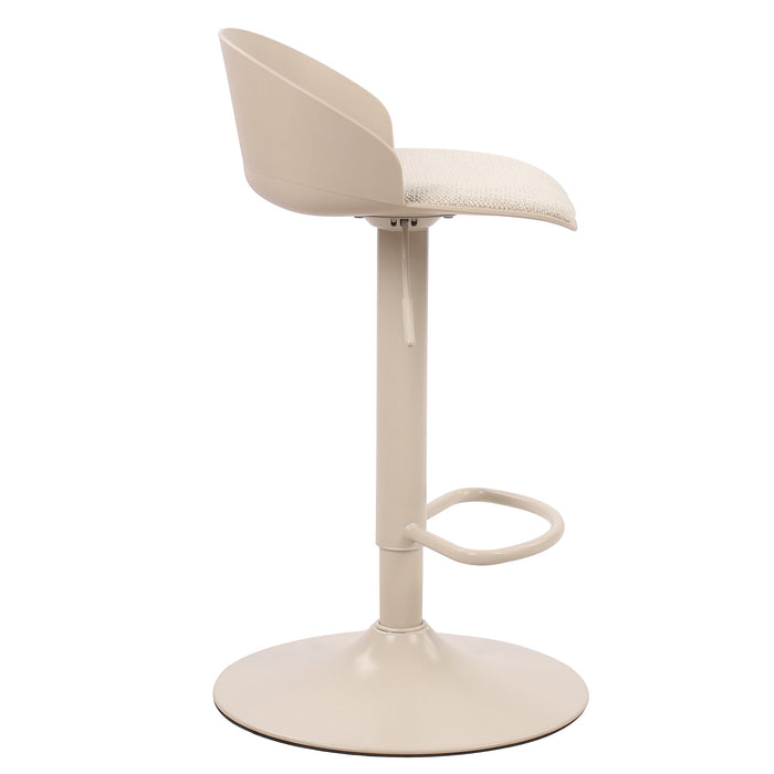 Mabel Air Lift Stool Beige Set of 2