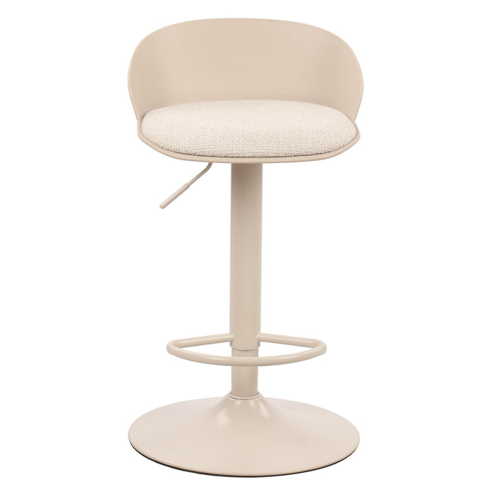 Mabel Air Lift Stool Beige Set of 2