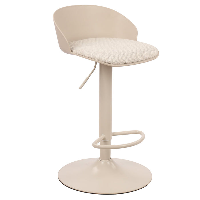 Mabel Air Lift Stool Beige Set of 2