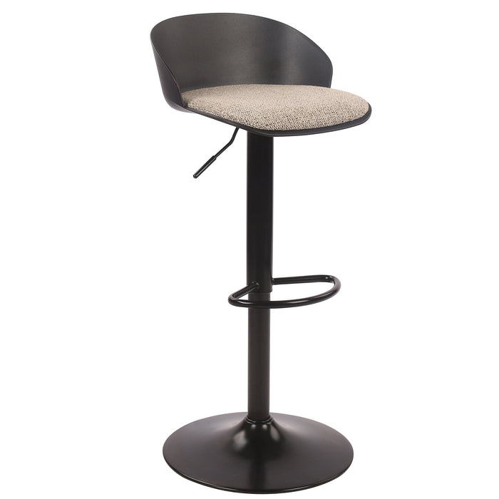 Mabel Air Lift Stool Black Set of 2