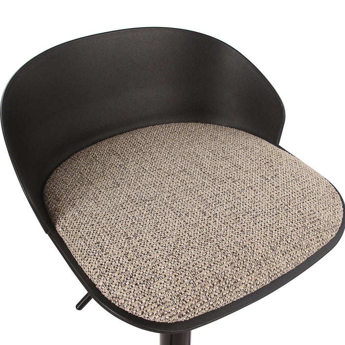 Mabel Air Lift Stool Black Set of 2