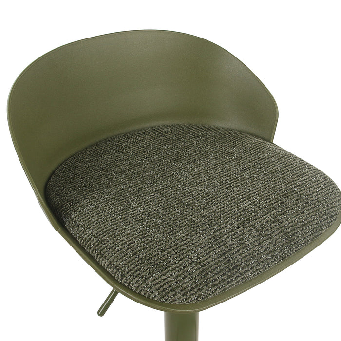 Mabel Air Lift Stool Green