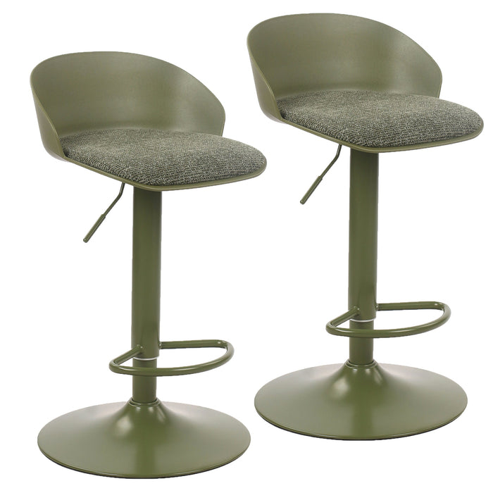 Mabel Air Lift Stool Green