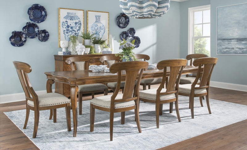 Echelon - Leg Dining Table - Heritage Walnut