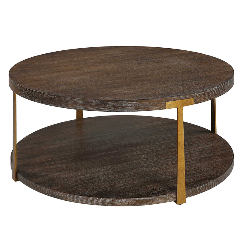 Palisade - Round Wood Coffee Table