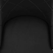 Solara/Devo 5pc Dining Set, Chrome/Black - Furniture Depot