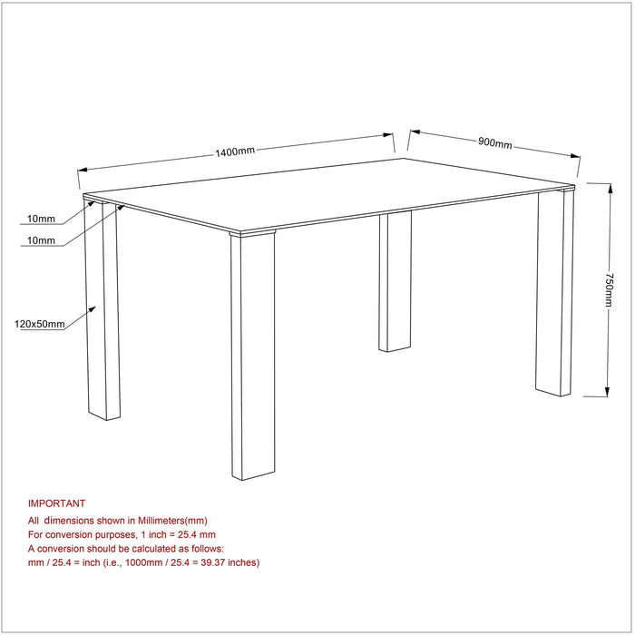 Frankfurt Maxim Gy 5pc Dining Set